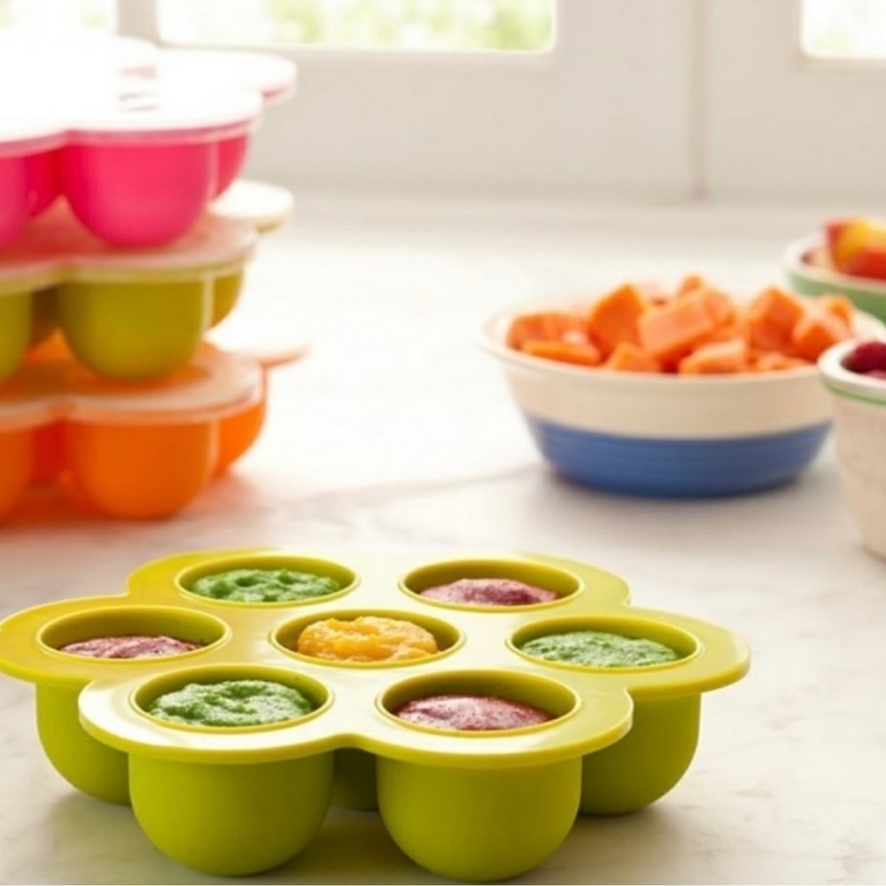 Beaba luxury baby silicone freezer portion container set of 2.